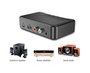Car Wireless NFC Bluetooth-compatible 5.0 Receiver AV AUX HiFi Stereo Audio Music Adapter - Black