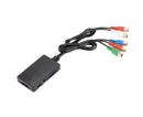 HDMI-compatible Converter No Distortion Portable Black Quick Transmission HDMI-compatible to YPBPR Converter for Projector - Black