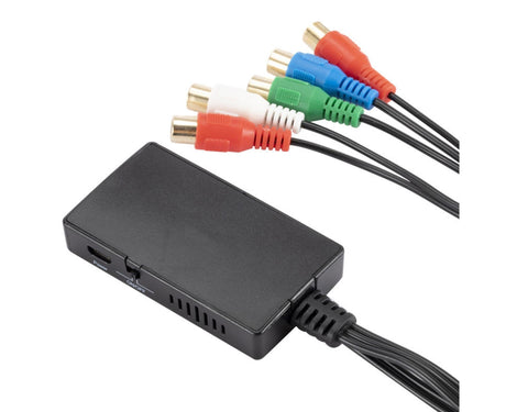 HDMI-compatible Converter No Distortion Portable Black Quick Transmission HDMI-compatible to YPBPR Converter for Projector - Black