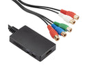 HDMI-compatible Converter No Distortion Portable Black Quick Transmission HDMI-compatible to YPBPR Converter for Projector - Black