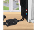 HDMI-compatible to 1080p Component Video YPbPr 5RCA RGB Converter Adapter R/L Audio Output - Black