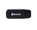 Mini 3.5mm Jack USB Wireless Bluetooth-compatible Audio Receiver Adapter for PC Speaker - Black