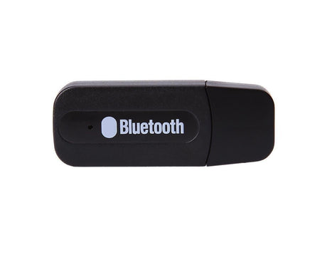 Mini 3.5mm Jack USB Wireless Bluetooth-compatible Audio Receiver Adapter for PC Speaker - Black