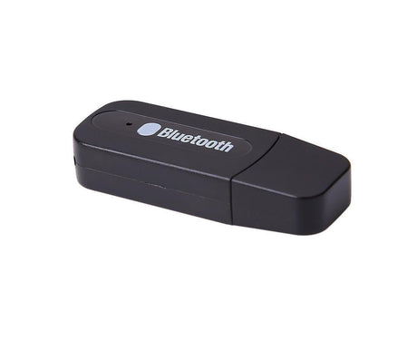 Mini 3.5mm Jack USB Wireless Bluetooth-compatible Audio Receiver Adapter for PC Speaker - Black