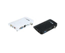 Mini TV Box Digital Computer RF AV to VGA HDTV Programs Tuner Receiver Monitor - Black