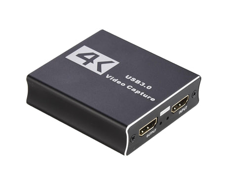 Video Capture Card 1080P High Speed 4K HDMI-compatible to USB3.0 Game Capture Device for Live Streaming - Black