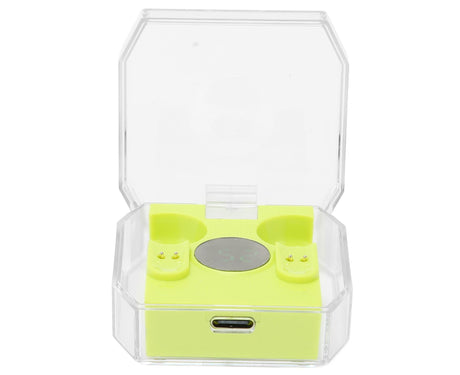 Smart Voice Translator Earbuds Support 144 Languages Online Translation Power Display Translating Headset for Traveling Green