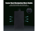 WII2 to HDMI-compatible Converter Portable 3.5mm Audio Jack Plug and Play High Clarity WII2 to HDMI-compatible Adapter for TV - Black