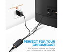 Wired Network Card High-speed Anti-interference Plug Play Micro USB2.0 10/100Mbps External WiFi Network Card for Desktop - Black