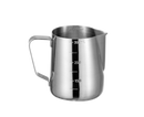 350/600/1000ML Stainless Steel DIY Coffee Jug Milk Frothing Craft Pitcher Cup-S