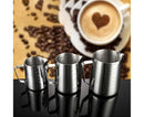 350/600/1000ML Stainless Steel DIY Coffee Jug Milk Frothing Craft Pitcher Cup-S