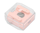 Smart Voice Translator Earbuds Support 144 Languages Online Translation Power Display Translating Headset for Traveling Pink