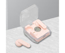 Smart Voice Translator Earbuds Support 144 Languages Online Translation Power Display Translating Headset for Traveling Pink