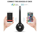 Bluetooth Headset - Office Wireless - Over the Head Bluetooth Earpiece with Mic