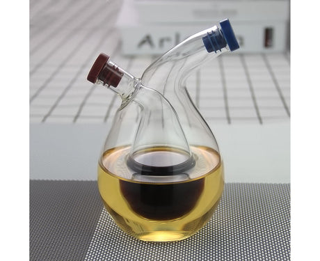 280ml Sauce Bottle Glass Seasoning Storage Bottle-Transparent