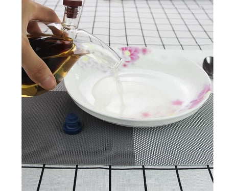 280ml Sauce Bottle Glass Seasoning Storage Bottle-Transparent