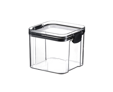 Clear Food Storage Box Container Moisture Proof Grain Bottle Jar Kitchen Supply-2