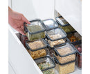Clear Food Storage Box Container Moisture Proof Grain Bottle Jar Kitchen Supply-2