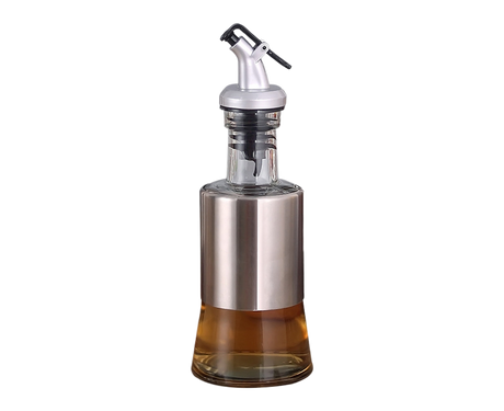 200/350/500ml Stainless Steel Oil Vinegar Bottle Dispenser Cruet Kitchen Gadget-200ML