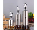 200/350/500ml Stainless Steel Oil Vinegar Bottle Dispenser Cruet Kitchen Gadget-200ML