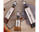 200/350/500ml Stainless Steel Oil Vinegar Bottle Dispenser Cruet Kitchen Gadget-200ML