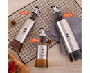 200/350/500ml Stainless Steel Oil Vinegar Bottle Dispenser Cruet Kitchen Gadget-200ML
