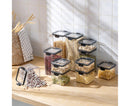 Clear Food Storage Box Container Moisture Proof Grain Bottle Jar Kitchen Supply-4
