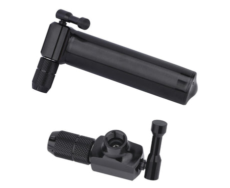 1 Set Mini Pump Nozzle Good Sealing Knob Switch CO2 High Pressure Quick Inflation Rust Resistant Pump Cylinder Nozzle for Bike
