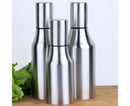 500ML 750ML 1000ML Stainless Steel Oil Vinegar Bottle Container Sauce Dispenser-Silver 750ML