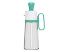 550ML Household Oil Bottle Strong Toughness Not Easy to Break Oil Brush Bottle for Roasting-Green