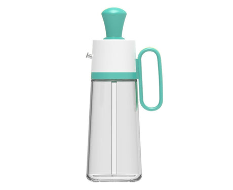 550ML Household Oil Bottle Strong Toughness Not Easy to Break Oil Brush Bottle for Roasting-Green