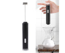 Handheld Milk Frother, Black, Dual Hoop Head, 3 Adjustable Gears, Electric Foam Maker for Coffee