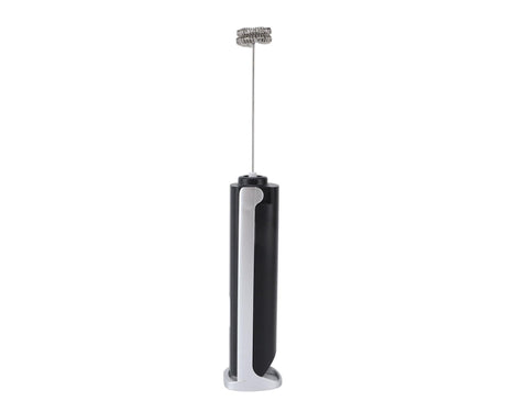 Handheld Milk Frother, Black, Dual Hoop Head, 3 Adjustable Gears, Electric Foam Maker for Coffee