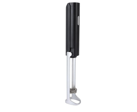 Handheld Milk Frother, Black, Dual Hoop Head, 3 Adjustable Gears, Electric Foam Maker for Coffee
