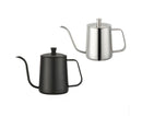 600ml Pour Over Kettle Coffee Maker Stainless Steel Gooseneck Drip Tea Pot Jug-Black 600ML
