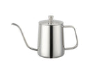 600ml Pour Over Kettle Coffee Maker Stainless Steel Gooseneck Drip Tea Pot Jug-Black 600ML