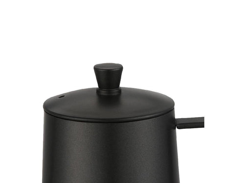 600ml Pour Over Kettle Coffee Maker Stainless Steel Gooseneck Drip Tea Pot Jug-Black 600ML