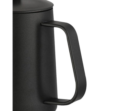 600ml Pour Over Kettle Coffee Maker Stainless Steel Gooseneck Drip Tea Pot Jug-Black 600ML