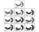 10 Pairs Eyelash Reusable Thick Imitation Faux Mink Hair Makeup Eye Lash for Decoration
