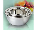 Thickened Stainless Steel Rice Noodles Soup Bowl Vegetables Basin Kitchenware-20cm