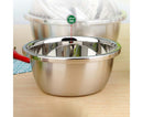 Thickened Stainless Steel Rice Noodles Soup Bowl Vegetables Basin Kitchenware-20cm