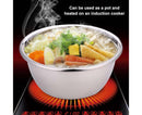 Thickened Stainless Steel Rice Noodles Soup Bowl Vegetables Basin Kitchenware-20cm