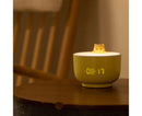 Alarm Clocks USB Powered Cats Teacup ABS LED Night Light Digital Clock for Desk - Yellow