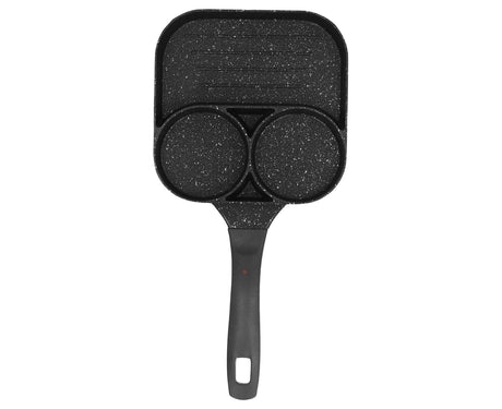 3-in-1 Non-Stick Egg Frying Pan, Fried Egg, Steak & Sausage Cooker