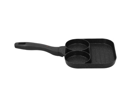 3-in-1 Non-Stick Egg Frying Pan, Fried Egg, Steak & Sausage Cooker