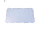 Craft Tray Plate Fruit Bowl Silicone Square Rectangle Shape Resin Mold DIY Tool-3#