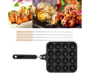 Non-Stick Takoyaki Grill Pan Plate, Cooking Baking Mold Tray