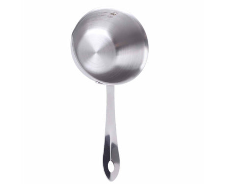 Butter Warmer Pot, Flat Induction Bottom Stainless Steel Mini Hot Milk Saucepan, 300ml