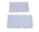 Craft Tray Plate Fruit Bowl Silicone Square Rectangle Shape Resin Mold DIY Tool-8#