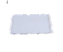 Craft Tray Plate Fruit Bowl Silicone Square Rectangle Shape Resin Mold DIY Tool-8#